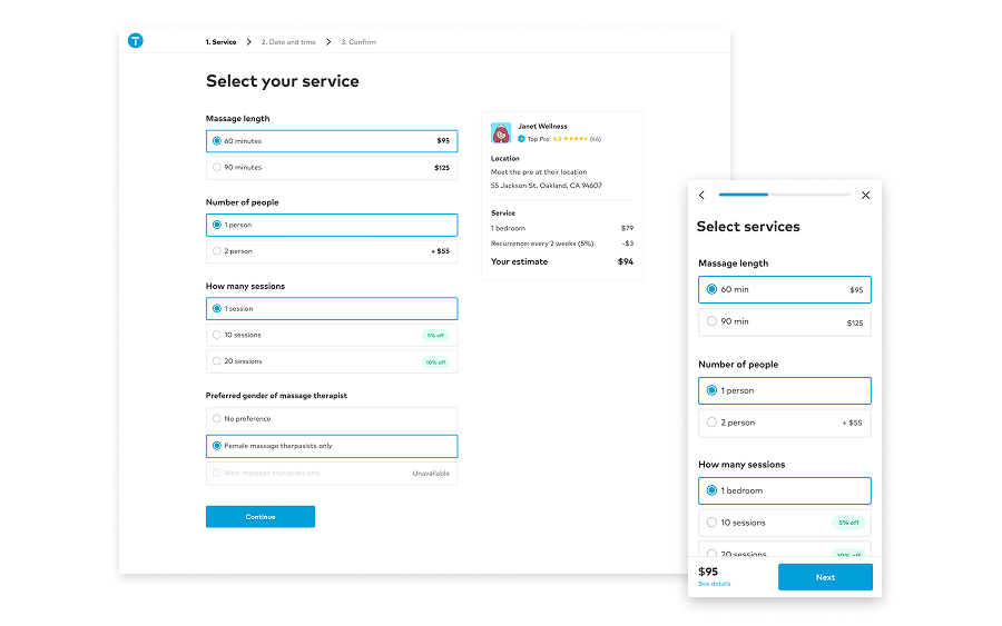 Thumbtack work sample 2